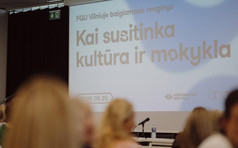 Fenomenais grįsto ugdymo renginyje ieškota būdų stiprinti kultūrinį ugdymą mokyklose