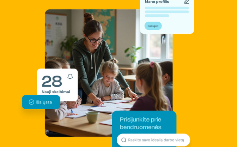 Vilniuje keičiamas požiūris į mokytojų paiešką – startuoja platforma „Mokau Vilniuje“