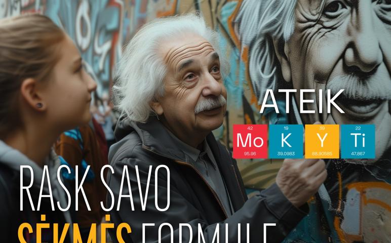 Rask savo sėkmės formulę – ateik / sugrįžk mokyti!